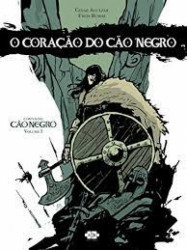Capa de O Coração do cão negro - Cezar Alcazar