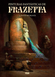 Capa de Pinturas Fantásticas de Frazetta - Jess David Spurlock