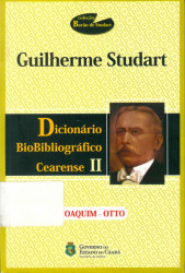 Capa de Dicionário biobibliográfico cearense II - Guilherme Studart