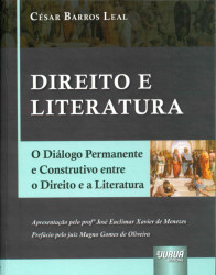 Capa de Direito e literatura - César Barros Leal