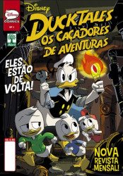 Capa de DuckTales os caçadores de aventura - Disney comics