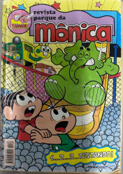 Capa de Revista parque da Mônica - Mauricio de Sousa