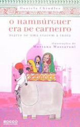 Capa de O hambúrguer era de carneiro: diário de uma viagem á índia - Daniela Chindler