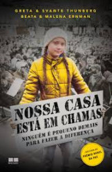 Capa de Nossa Casa Está Em Chamas - Greta Thunberg e Svant Thunberg