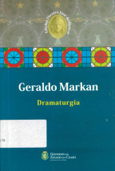 Capa de Dramaturgia Geraldo Markan - Geraldo Markan