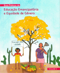 Capa de Boas práticas de educação emancipatória e equidade de genêro - Francisca Maria Rodrigues Sena