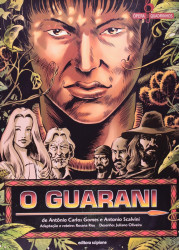 Capa de O Guarani (Grafic Novel) - Antônio Carlos Gomes e Antonio Scalvini