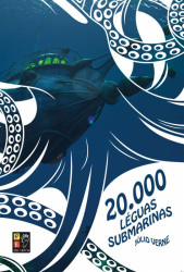 Capa de 20.000 Léguas Submarinas - Jules Verne