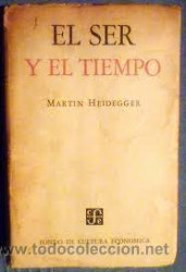 Capa de El Ser Y El Tiempo - Martin Heidegger