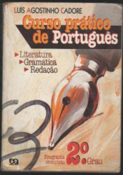 Capa de Curso prático de português - Luiz Agostinho Cadore