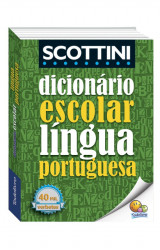 Capa de Dicionário Escolar da Língua Portuguesa - Compilado por Alfredo Scotinni