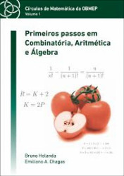 Capa de Primeiros Passos em Combinatória, Aritmética e Álgebra - Bruno Holanda, Emiliano A. Chagas