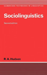 Capa de Sociolinguistics - R. A. Hudson