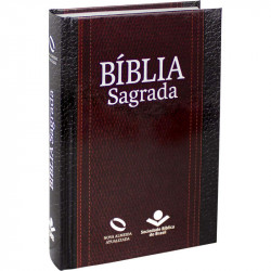 Capa de Bíblia Sagrada NAA Letra Maior - Sociedade Bíblica do Brasil