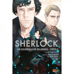 Capa de Sherlock - Em Escândalo em Belgrávia - Parte 2 - Vol. 5 - Steven Moffat; Mark Gatiss