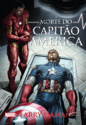 Capa de A Morte do Capitão América - Larry Hama