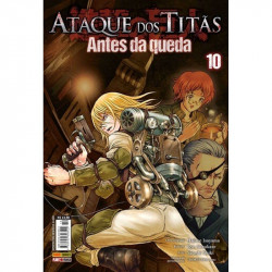 Capa de Ataques dos Titãs - Antes da Queda - Vol. 10 - Hajime Isayama