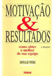 Capa de Motivação e resultados - Donald Weiss