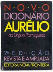 Capa de Novo dicionário Aurélio da língua portuguesa - Aurélio Buarque de Holanda Ferreira