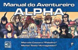 Capa de Manual do aventureiro Alpha - Marcelo Cassaro Paladino; Marlon Teske Armageddon