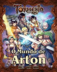 Capa de O mundo de Arton - Marcelo Cassaro; Leonel Caldela; Guiherme Dei Svaldi
