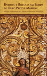 Capa de Roteiros do Patrimônio 10 - Barroco e Rococó nas Igrejas de Ouro Preto e Mariana - Vol. 2 - Myriam A. Ribeiro de Oliveira; Adalgisa Arantes Campos