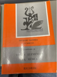 Capa de TEORIA ELEMENTAR DA MÚSICA - OSVALDO LACERDA