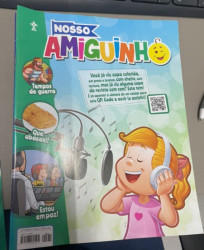 Capa de Nosso Amiguinho - Tempos de guerra - 