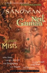 Capa de Season of mists - Neil Gaiman; Kelley Jones; Malcolm Jones III; Mike Dringenberg; Matt Wagner; P. Craig Russell; George Pratt; Dick Giordano