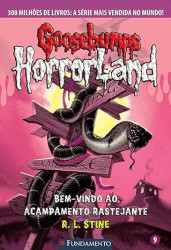 Capa de Bem-vindo ao acampamento rastejante - R. L. Stine