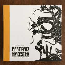 Capa de Bestiário Nordestino - Rafael Limaverde - Marquinhos Abu