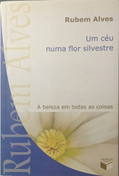 Capa de Um céu numa flor silvestre - Rubem Alves