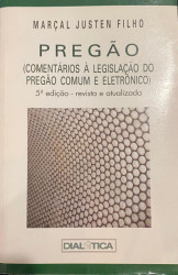 Capa de PREGÃO - MARÇAL JUSTEM FILHO