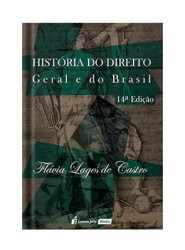Capa de HISTÓRIA DO DIREITO - FLÁVIA LAGES DE CASTRO