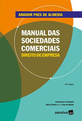 Capa de MANUAL DAS SOCIEDADES COMERCIAIS - AMADOR PAES DE ALMEIDA