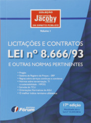 Capa de LICITAÇÕES E CONTRATOS LEI Nº 8.666/93 - 