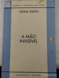Capa de A Mão Invisível - Adam Smith