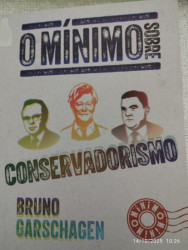 Capa de O mínimo sobre conservadorismo - Bruno Garschagen