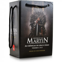 Capa de As crônicas de gelo e fogo - George R. R. Martin