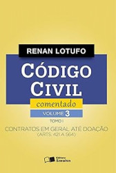 Capa de Código civil comentado, tomo I: - Renan Lotufo