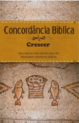 Capa de CONCORDÂNCIA BÍBLICA - CRESCER - 