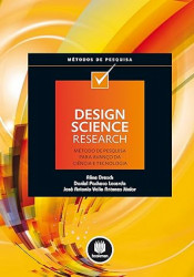 Capa de Design science research - Aline Dresch; Daniel Pacheco Lacerda; José Antonio Valle Antunes Júnior