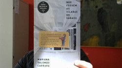 Capa de Não Fossem As Sílabas Do Sábado - Mariana Salomão Carrara