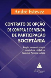 Capa de CONTRATO DE OPÇÃO DE COMPRA E DE VENDA DE PARTICIPAÇÃO SOCIETÁRIA - ANDRÉ ESTEVEZ