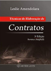 Capa de TÉCNICAS DE ELABORAÇÃO DE CONTRATOS - LESLIE AMENDOLARA