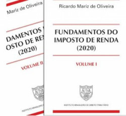 Capa de Fundamentos do imposto de renda 2020 - Ricardo Mariz de Oliveira