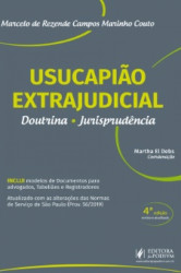 Capa de USUCAPIÃO EXTRAJUDICIAL - DOUTRINA - JURISPRUDÊNCIA - MARTHA EL DEBS