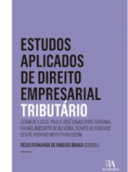 Capa de Estudos aplicados de direito empresarial tributário - Ama K. P. de Souza; Carolina E. S. Coimbra