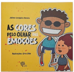 Capa de As cores pelo olhar das emoções - Juliana Laranjeira Pereira