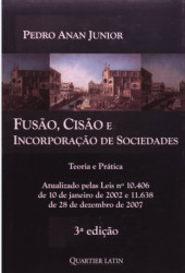 Capa de Fusão, cisão e incorporação de sociedades - Pedro Anan Junior